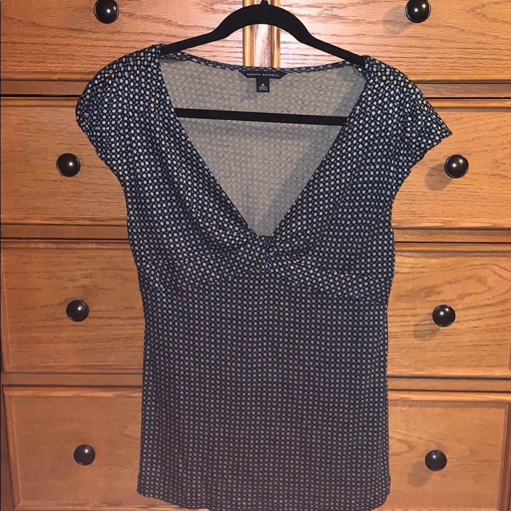 Banana Republic V-Neck Blouse from 90s!!
